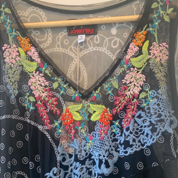 Black Maxi Gown with Embellished V-neck for Cocktail Night - Picture 2 of 4